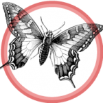 butterfly-badge